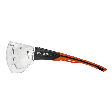 Bolle NESS + Tactical Glasses Clear - Black/Orange - Buy Online