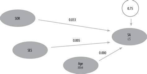 The Model Of The Relationship Between The Socioeconomic Status Ses