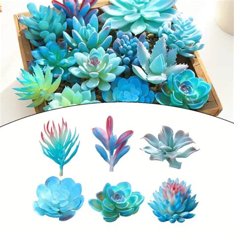 MINI BONSA DE Plante Succulente Artificielle R Aliste Pour Jardin