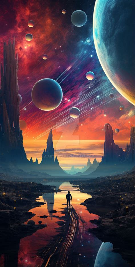 space and planet art by AiArtShop on DeviantArt