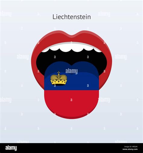 Liechtenstein Language Abstract Human Tongue Fotografías E Imágenes De