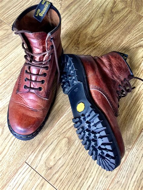 Dr Martens Brown Leather Fitted With Vibram Soles The Best Of Both