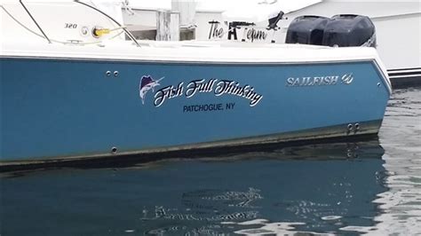 Boat Lettering & Design Samples | Custom Design Graphics | Long Island