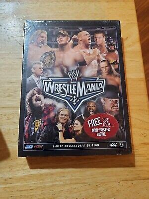 Wwe Wrestlemania Dvd Sealed Disc Set John Cena Undertaker