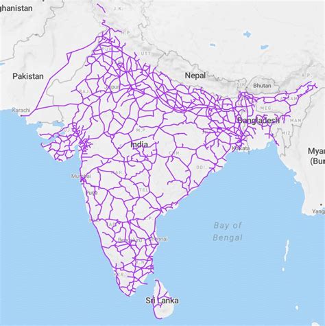 India transport map - Traveler by ShareMap