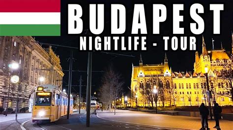 WALKING TOUR 4K Budapest Hungary After Dark Budapest MidNight