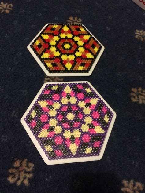 Hexagon Perler Bead Patterns