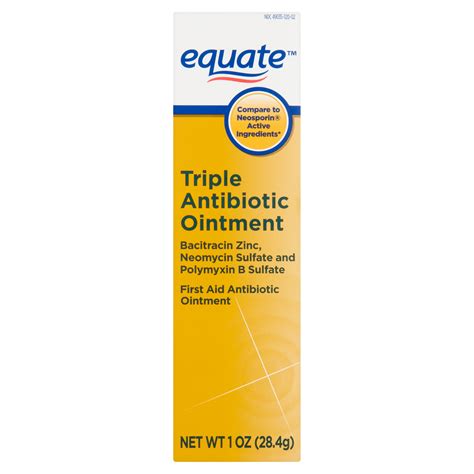 Equate Triple First Aid Antibiotic Ointment 1 Oz