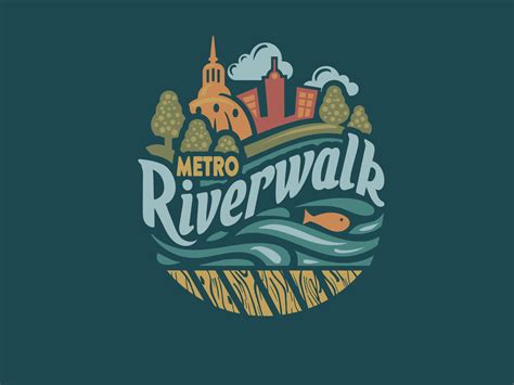 Lansing Riverwalk 2018 Logo by Steve Jencks on Dribbble