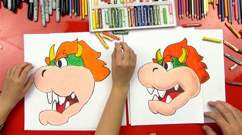 How To Draw Bowser - Art For Kids Hub