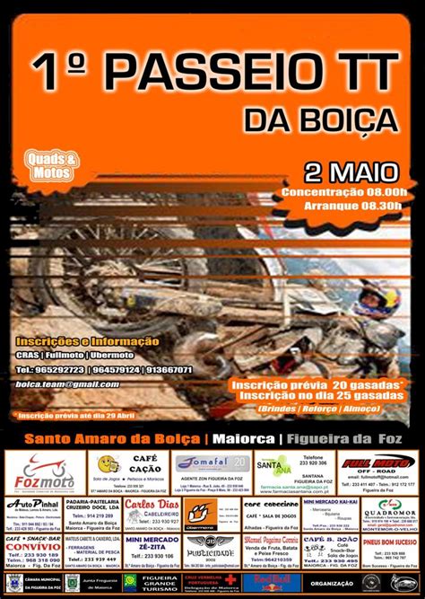 Boiça Team Cartaz 1º Passeio TT