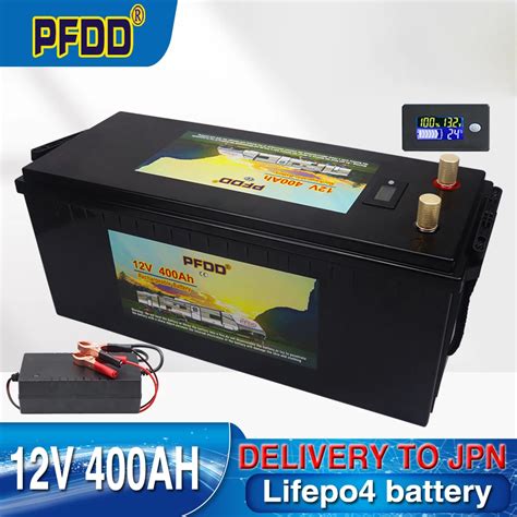 Bater A LiFePo4 De 12V 400Ah 250Ah 200Ah 150Ah 100Ah BMS Integrado