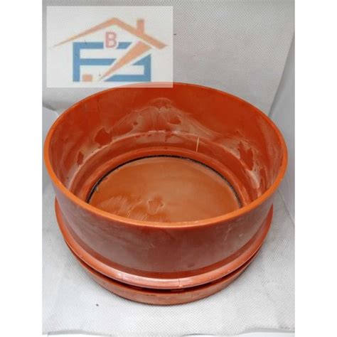 Cod Pvc Clean Out End Cap For Sanitary Use Orange Flat Type