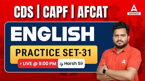 English Practice Set CDS CAPF AC AFCAT 2 2023 CDS CAPF AC AFCAT 2