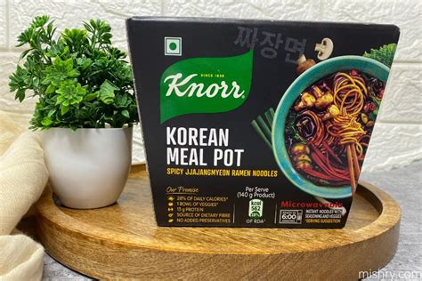 Knorr Korean Meal Pot Jjajangmyeon Ramen Noodles Review 2023