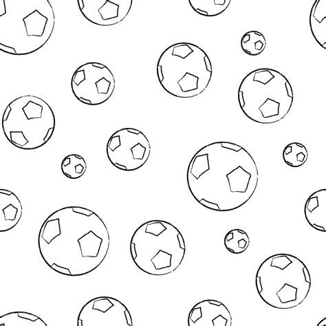 Black and white soccer ball background template. Vector illustration ...