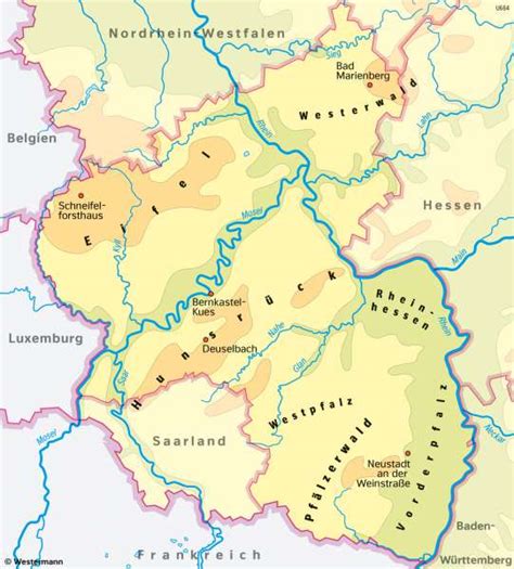 4 Großlandschaften Deutschland Merkmale