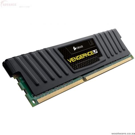 Corsair CML8GX3M1A1600C10 Black 8GB LP CL 10 DDR3-1600 240pin Desktop ...