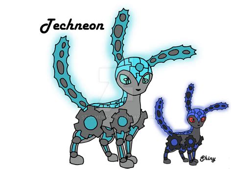 Techneon The Steel Type Eeveelution By Stormemes On Deviantart