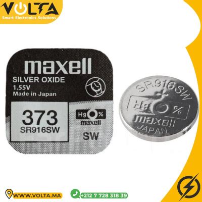 Pile Sr Sw Oxyde Argent V Mah Maxell Volta Technology