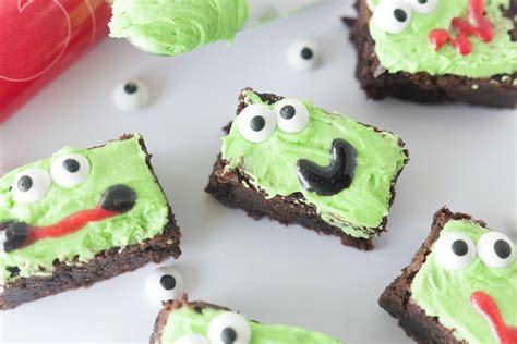 Silly Face Brownies Made To Be A Momma