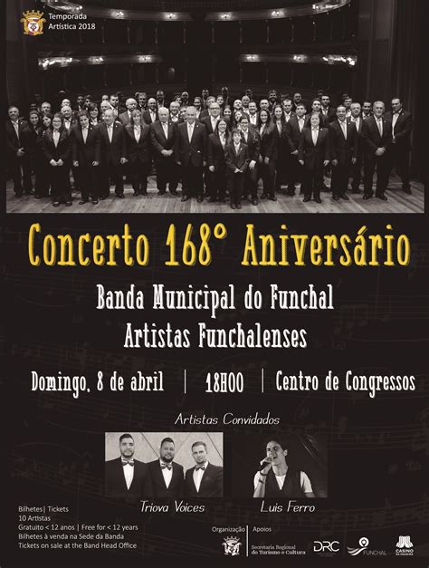 Banda Municipal do Funchal anuncia concerto comemorativo do seu 168º