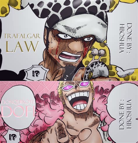 One Piece [Ch 718] - LAW and Doflamingo by Hboshua on DeviantArt