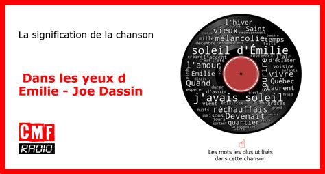 Histoire De La Chanson Dans Les Yeux D Emilie Joe Dassin