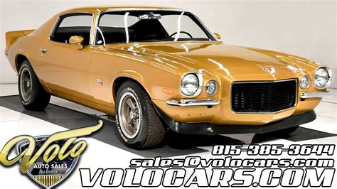 1970 Chevrolet Camaro RS SS L78 For Sale At Volo Auto Museum V20012