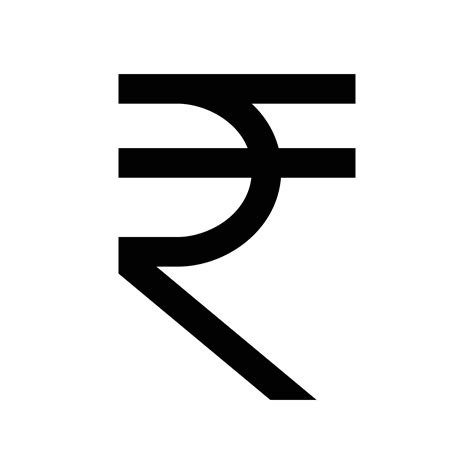 Indian Rupee Sign Currency Symbol India Png Download 16001600