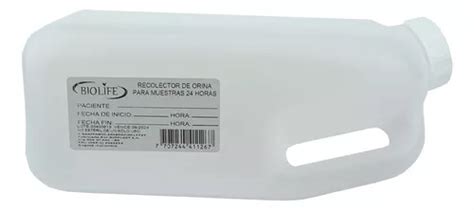 Recolector Biolife Orina 24 Horas MercadoLibre