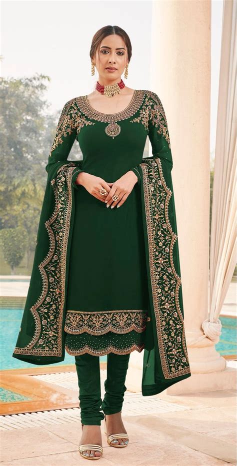 Buy Black Color Designer Shalwar Kameez Pakistani Dress Indian Wedding