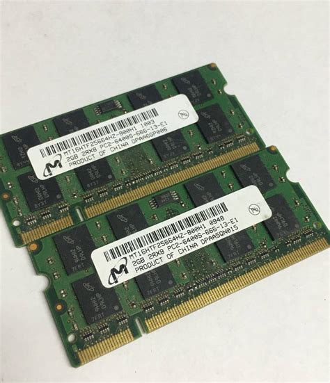 Yahooオークション Pc2 ノート用ddr2 メモリ Micron 2gb 2rx8 Pc2 6