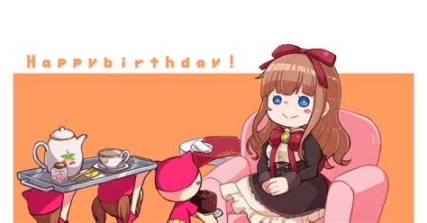 バーチャルyoutuber ちえりちゃん誕生日2023 達磨眼鏡のイラスト Pixiv