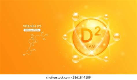 Vitamin D2 Structure Chemical Formula Bubble Stock Vector (Royalty Free ...