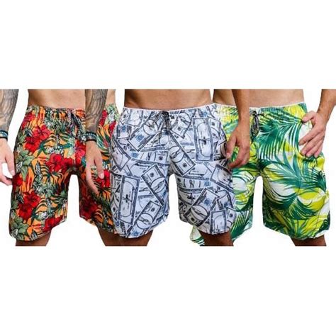 Kit Short Mauricinho Bermuda Plus Size G Ao G Estampadas Shopee