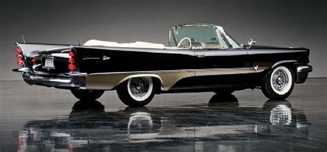 1957 Desoto Adventurer Black Convertible Desoto Cars Cool Cars