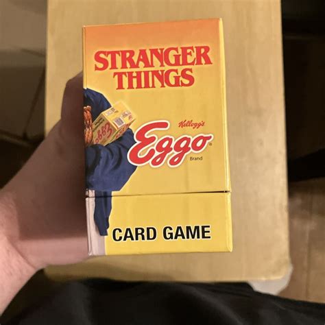 Stranger Things Eggo Card Game Collectable New Condition Complete Ebay