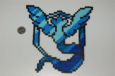 Team Mystic Symbol Pokemon Go Perler Beads By Evilpika Pokemon