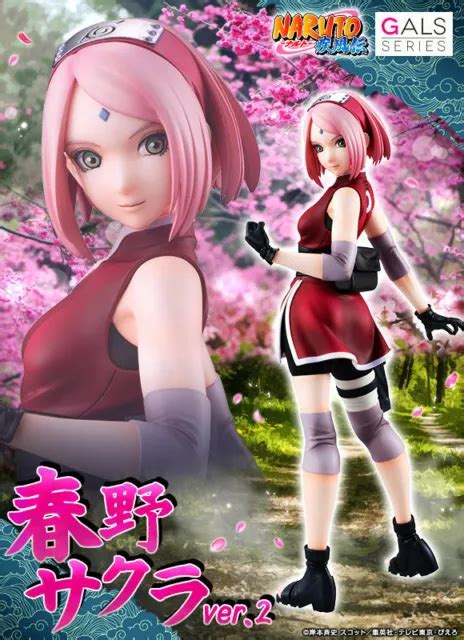 MEGAHOUSE NARUTO GALS Naruto Shippuden Haruno Sakura Ver 2 Figura Anime