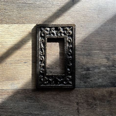 Iron Switch Plate Etsy