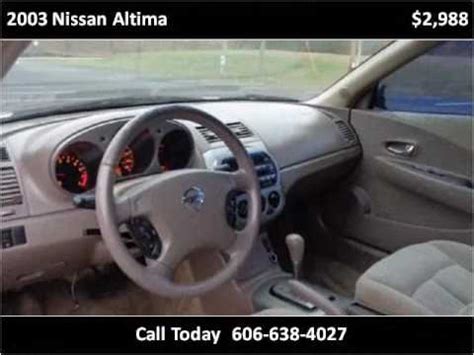 2003 Nissan Altima Used Cars Louisa KY YouTube