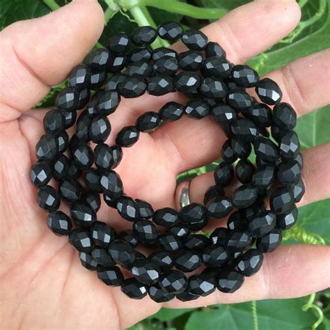 Antique Victorian Whitby Jet Beads Collection Of Stephen Parfitt