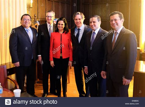 Deputy Secretary Tony Blinken poses for a family photo with Central ...