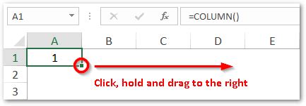 Column Function In Excel Get Cell Column Number Excel Unlocked