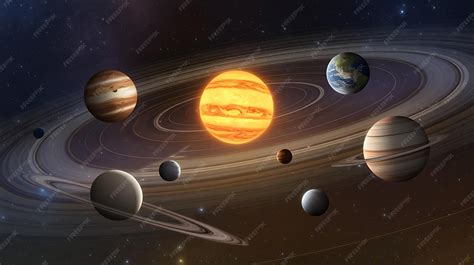 planets orbiting  sun visual representation  orbital mechanics