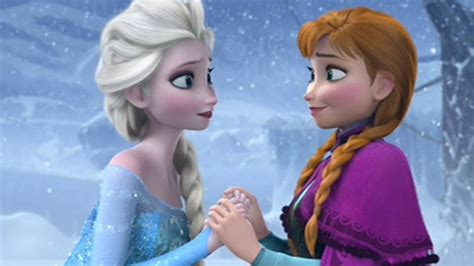 Les Héroïnes Disney à Travers Le Temps Elsa Et Anna Dans La Reine Des