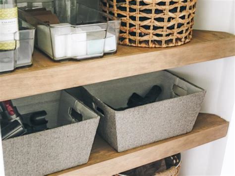 How To Make Wire Shelf Covers That Look Like Wood Floating Shelves Hgtv