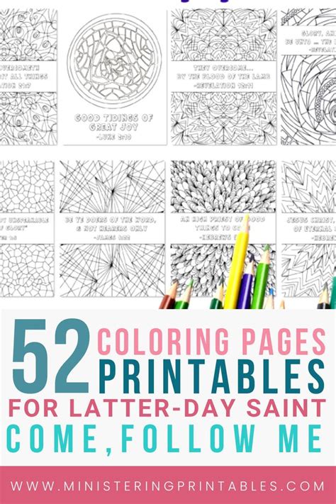 Latter Day Saint Coloring Pages For Come Follow Me New Testament