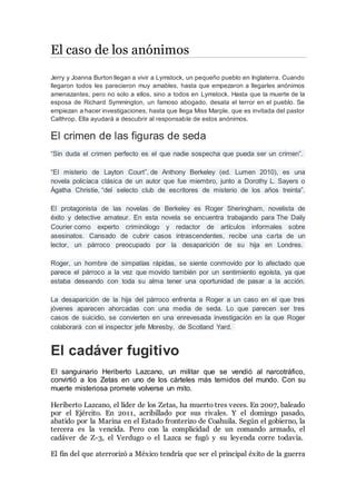 El Caso De Los An Nimos Pdf